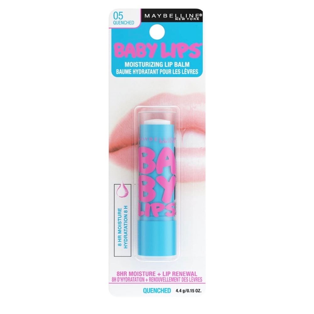 4/$20 Maybelline Baby Lips Moisturizing Lip Balm, Quenched
